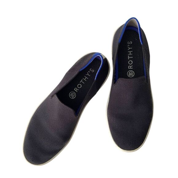 Rothy's The Original Slip-On Sneaker in Black Size 7.5 - Picture 5 of 14